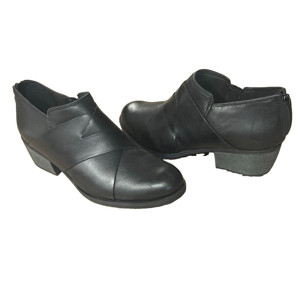 Clark's Womens Charlten Gema Bootie Black Size 7.5 M New